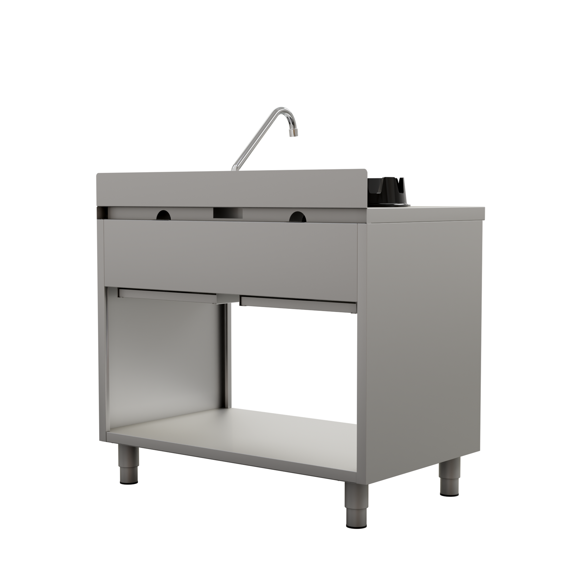 Wokherd Gas-Wok-Herd - 2x15 kW - 2 Kochzonen