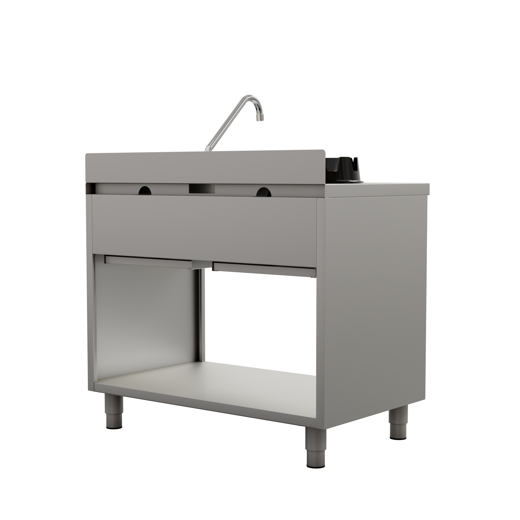Wokherd Gas-Wok-Herd - 2x15 kW - 2 Kochzonen