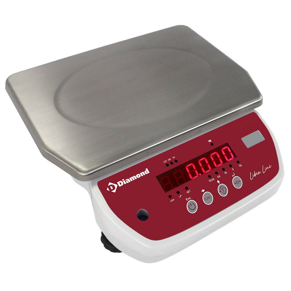 Elektronische Waage aus Edelstahl, 30Kg x 5g - BAL/30-5