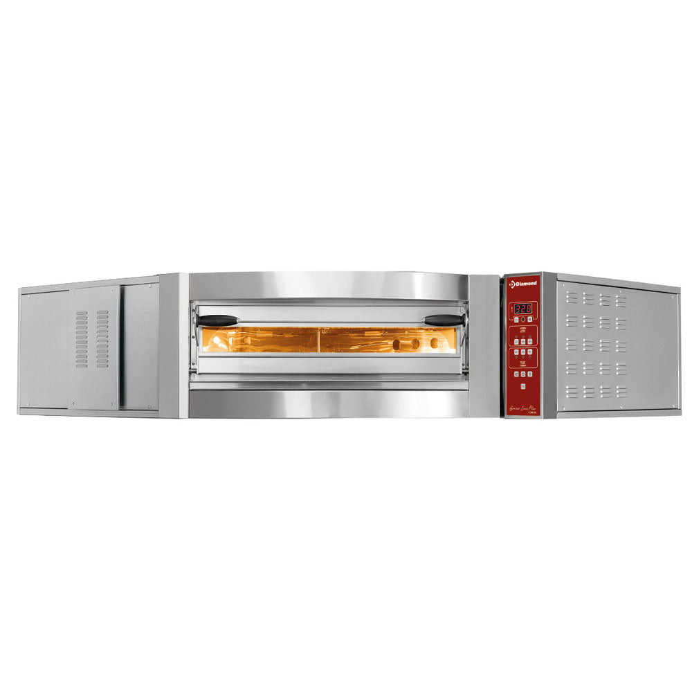 Elekt.Pizzaofen zur Aufstellung in der Raumecke, 8 Pizzen à Ø 350mm - CGD/1-DG--230/3-