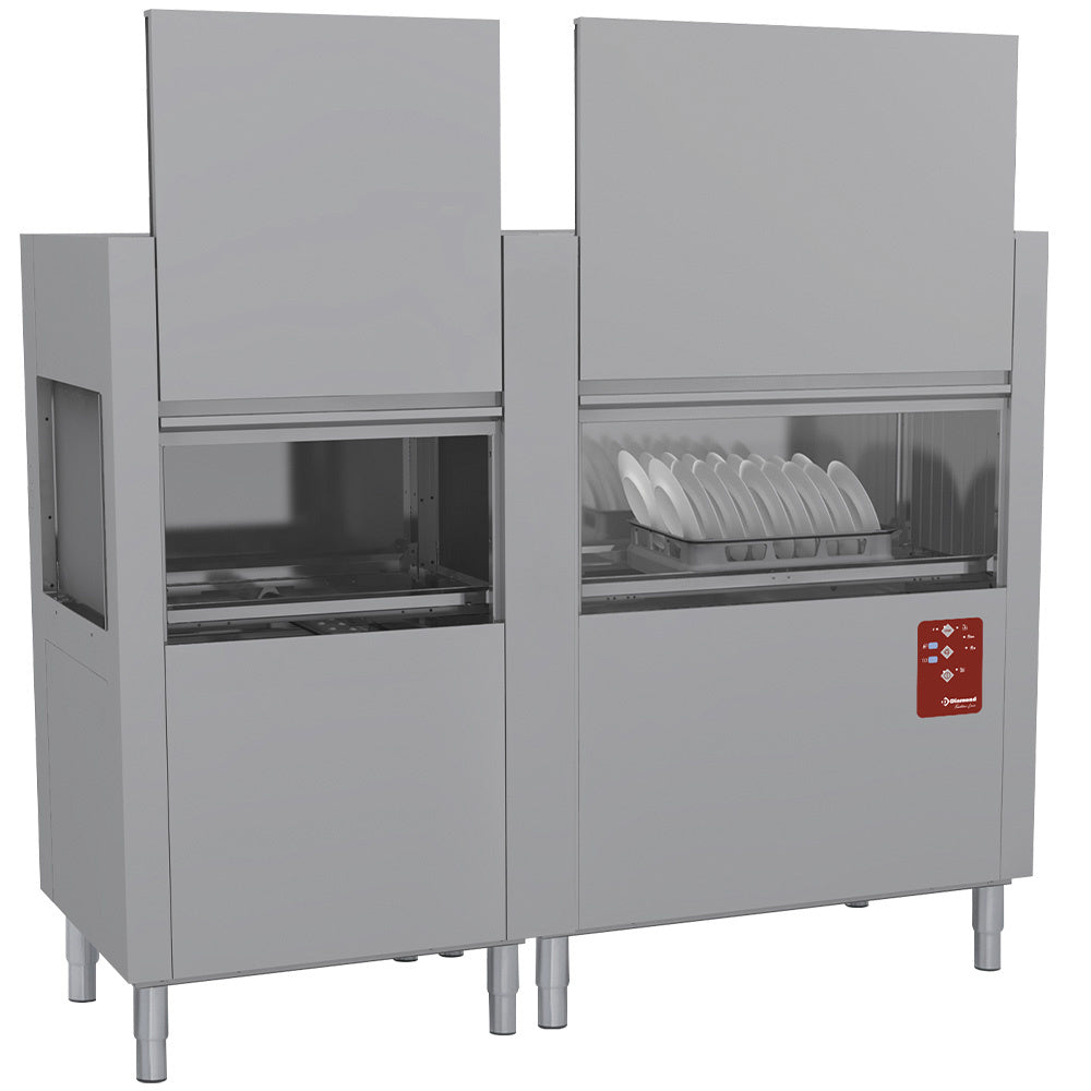 Korbtransportspülmaschine 200Körbe/St. - D160E/7-230/3-DX-