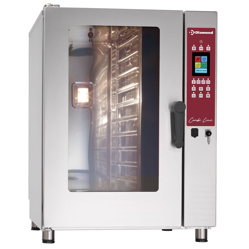 Elektroofen Dampf/Konvektion TOUCH SCREEN,10x GN 1/1 - AUTO-CLEANING - DFV-1011/PTS