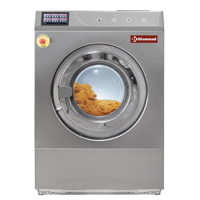 Waschmaschine zur Bodeninstallierung "Inox" 11 kg mit TOUCH SCREEN - DRW11-TS/D