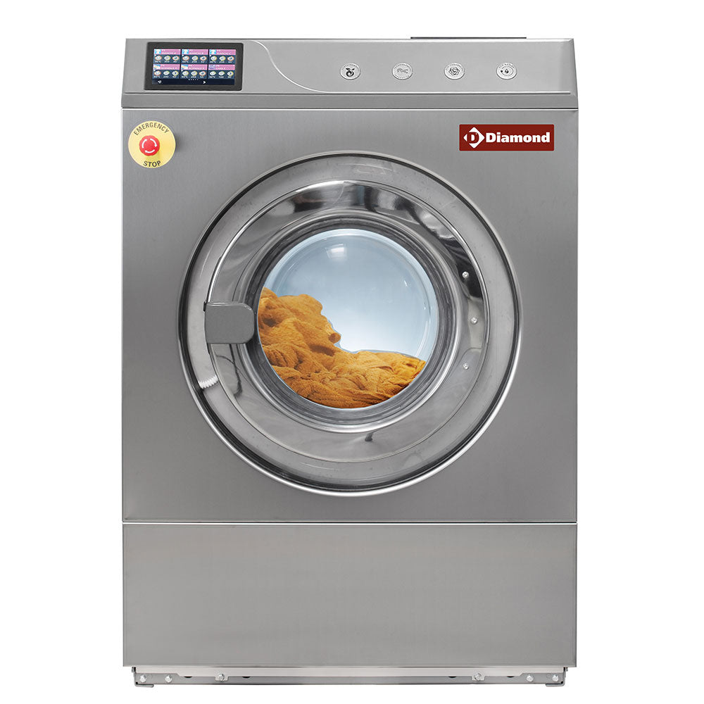 Hochtourige Waschschleudermaschine 23 kg "Inox" - DLW23-TS/D