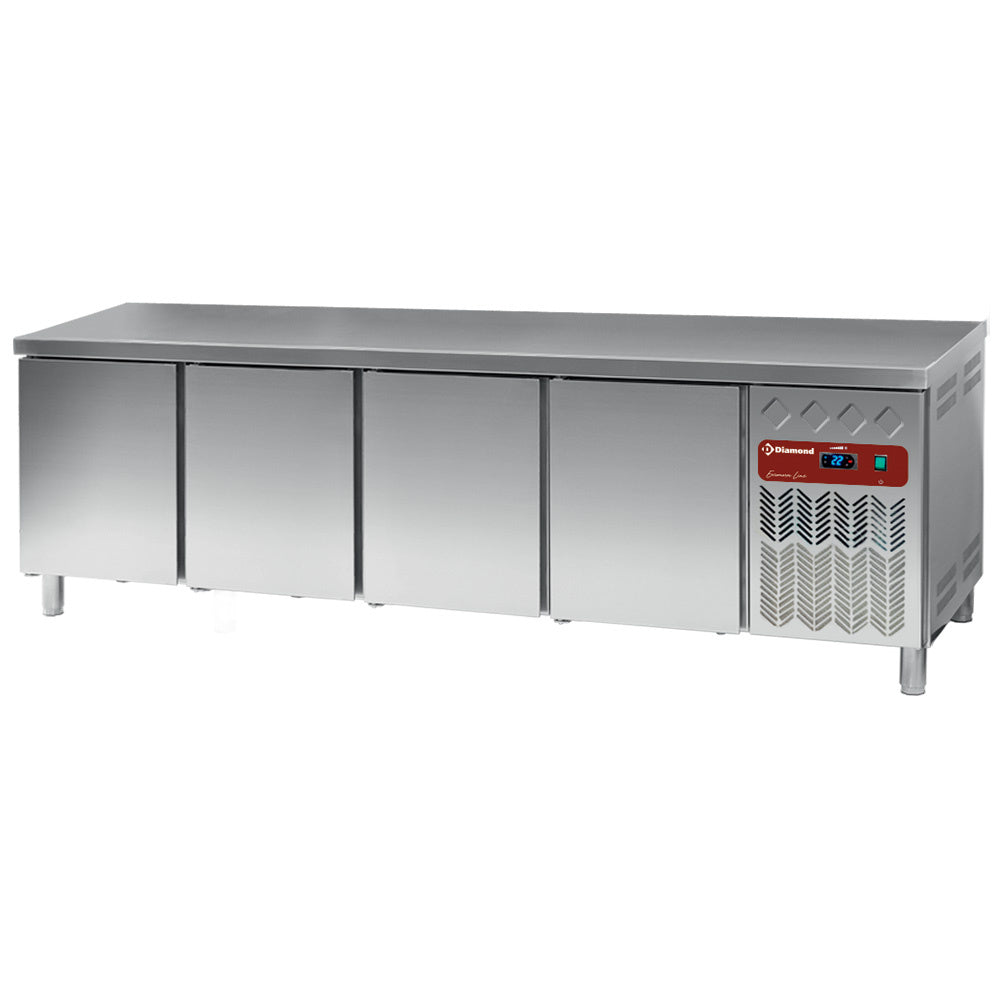 Kühltisch, belüftet, 4 Türen EN 600x400 (760 L) - DP255/PC-R2