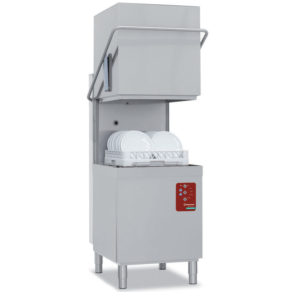 Durchschubspülmaschine, Korb 500x500 mm "Full Hygiene", mit kontinuierlicher Entkalkung - DCS9/6-AC