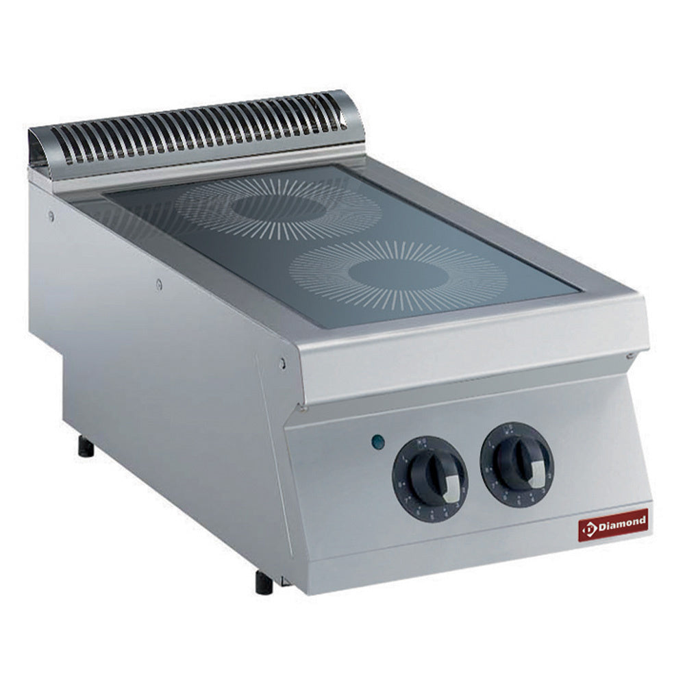 Elektroherd 2 Cerankochflächen -TOP- - E17/2VC4T-N