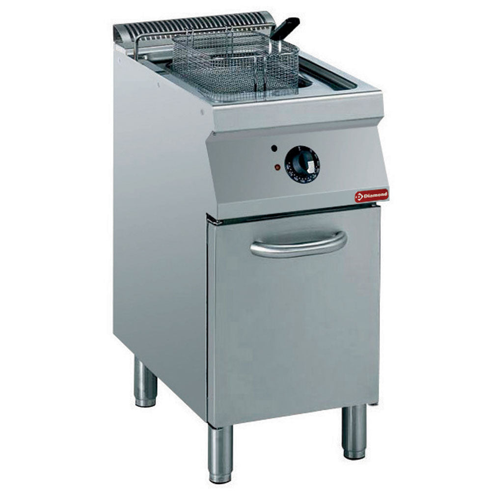 Elek. Friteuse, "Y" Becken, 15L, externe Heizelemente auf Unterbau - E17/F15A4-N