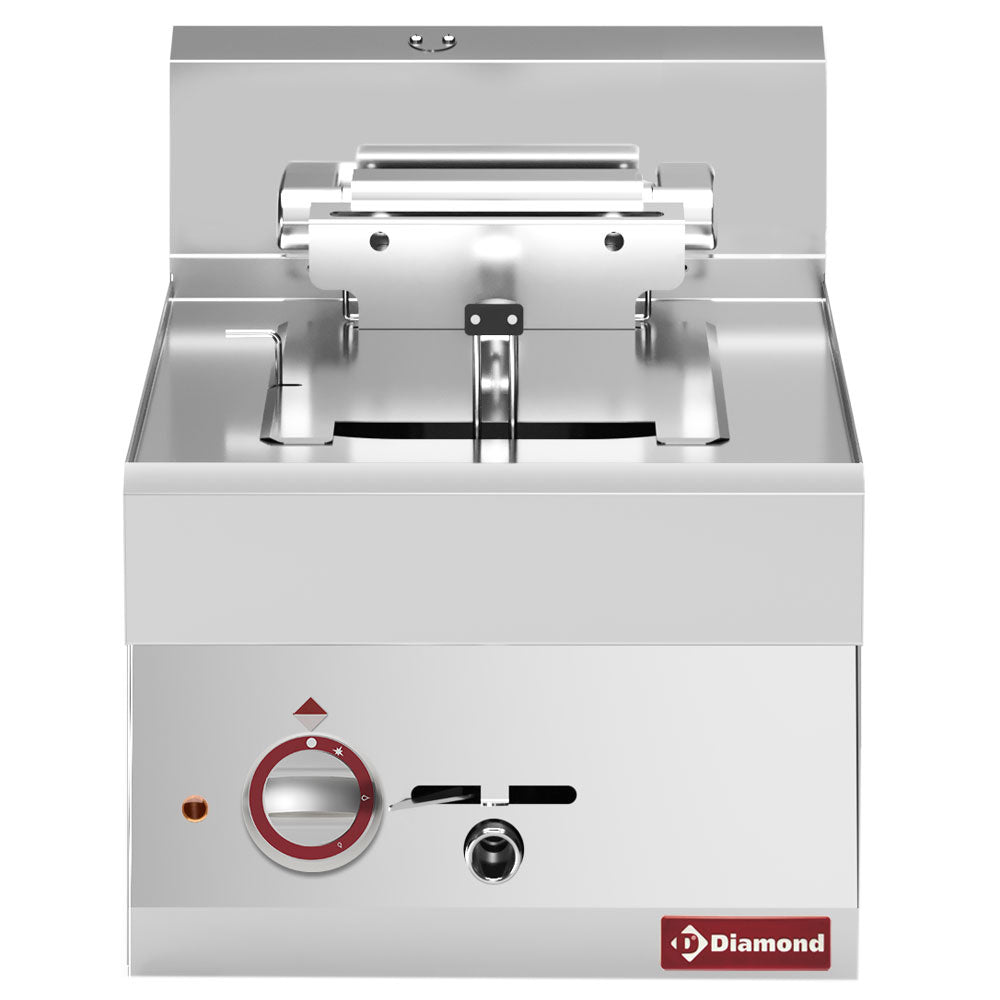Elektro Friteuse 1 Becken 10 L. -Top- "Alpha 650" - E65/F10-4T-230V/3-N