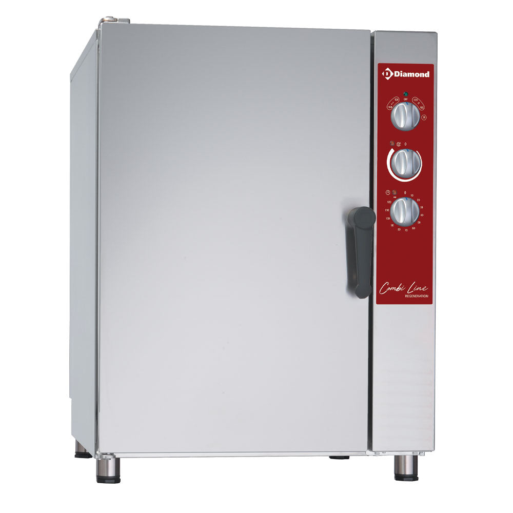 Elektro Ofen für die Regeneration - Halten der Temperatur 10x GN 1/1 mit Beschwadung - FRU-1011/P