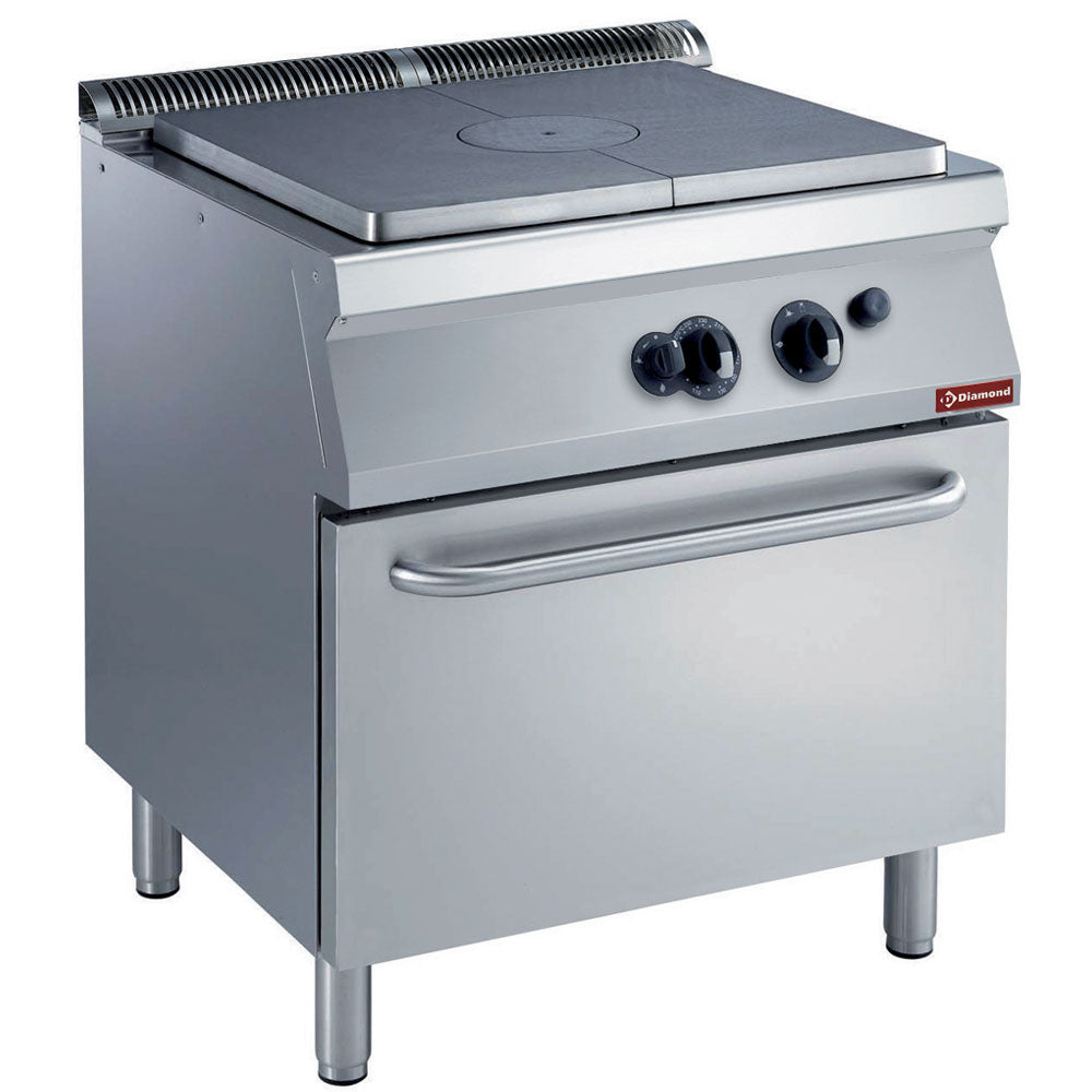 Glühplatte, Gasbackofen GN 2/1 - G17/TF8-N