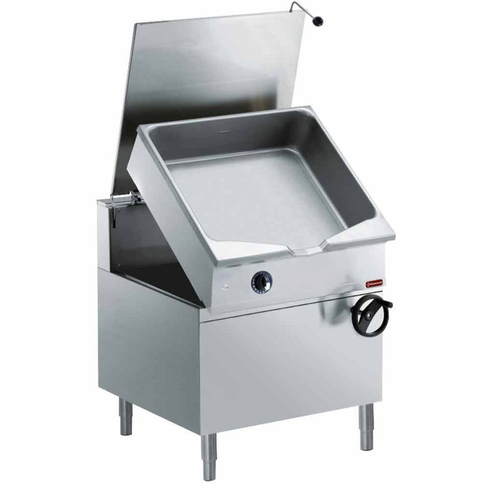 Gas Kippbratpfanne, "Duomat" Becken 80 Liter auf Unterbau - G22/BM8C-N