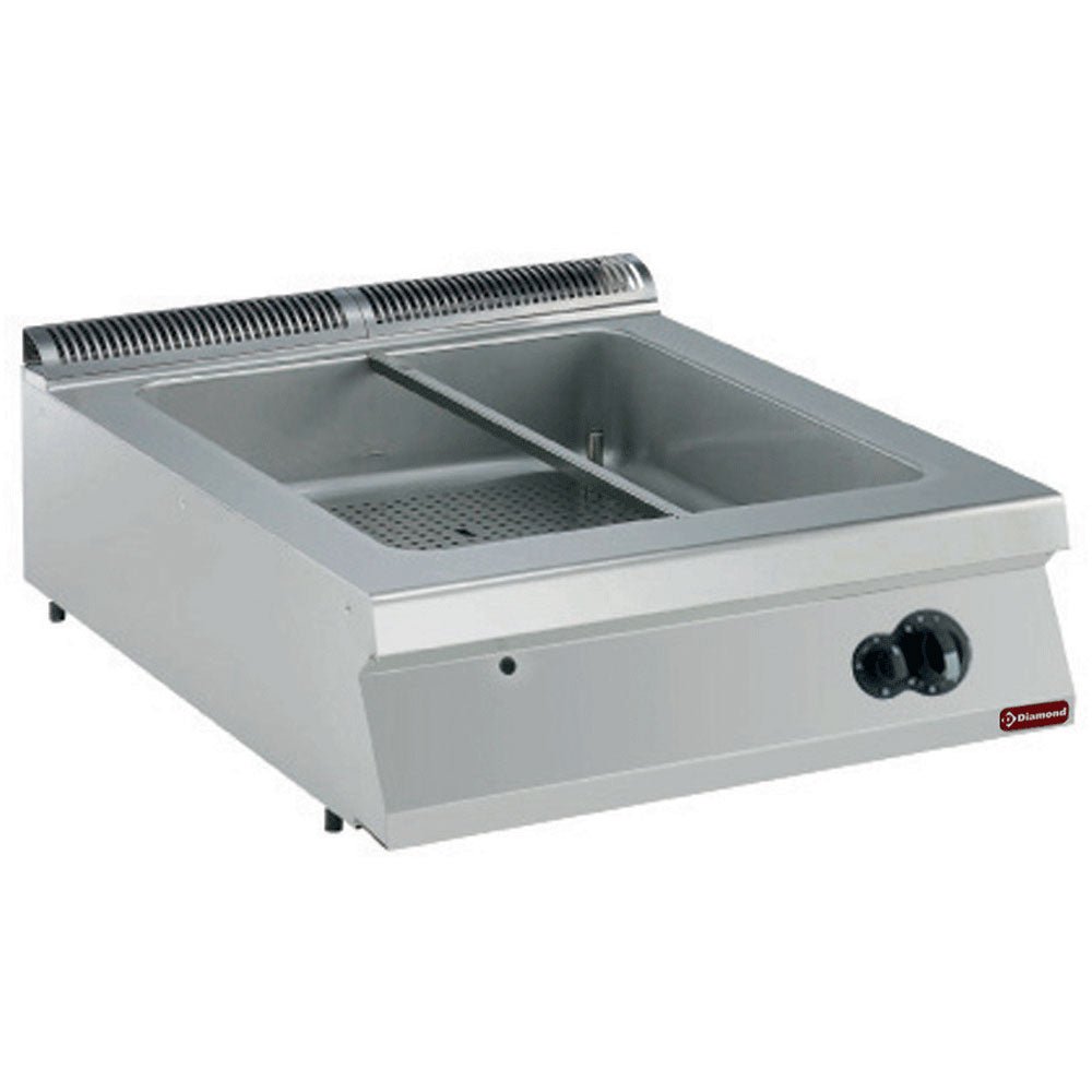 Gas Bain-Marie 8 GN 1/3 h150 mm -TOP- - G22/BM8T-N