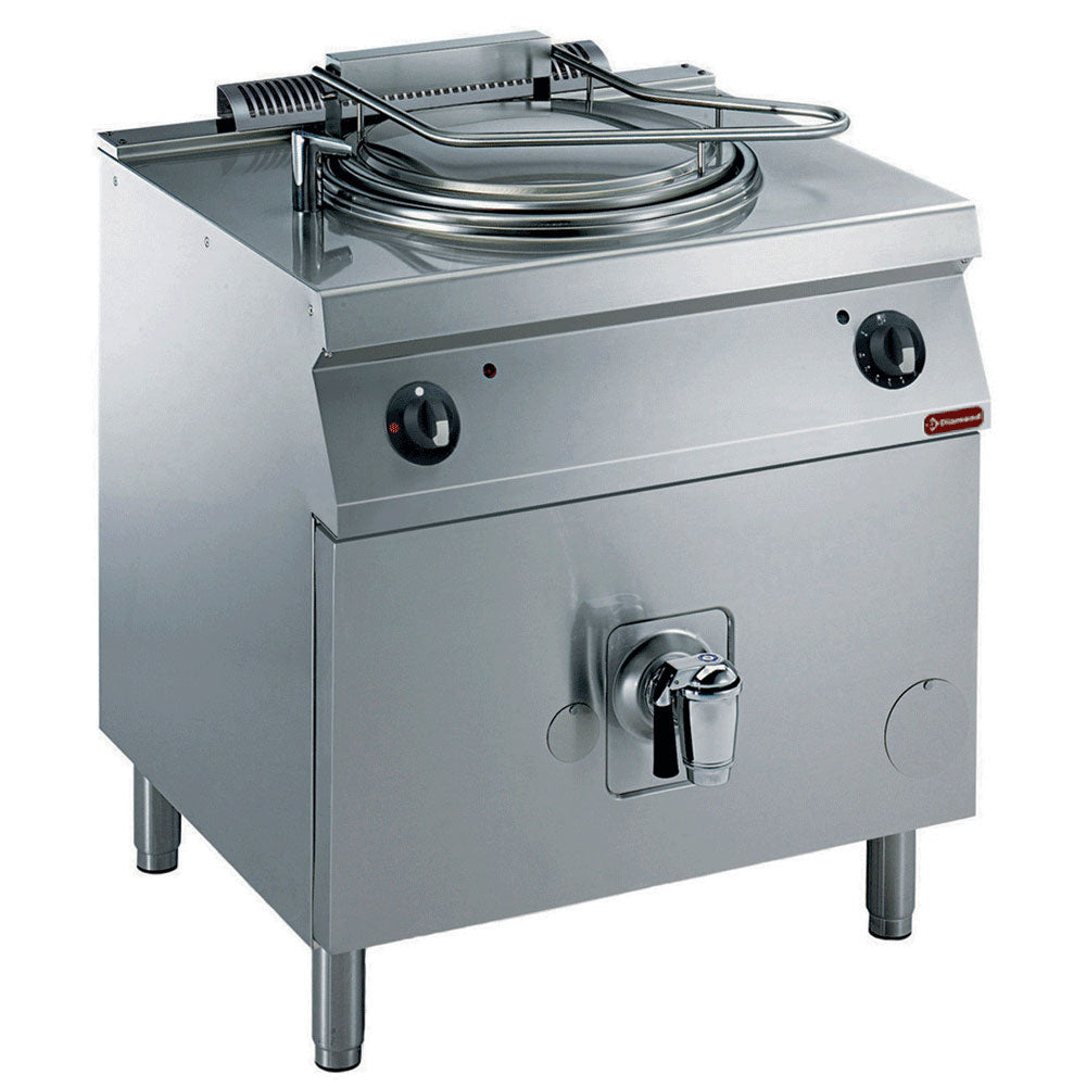 Gas Kochkessel 150 Liter, indirekt beheizt, auf Unterbau - G22/M150I8-N