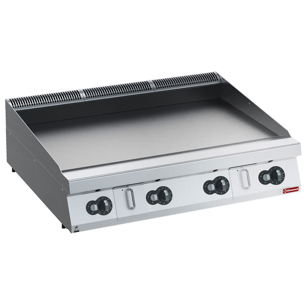 Gas Grillplatte HP, glatt, nitro chrom -TOP- - G22/PLNC12-HP