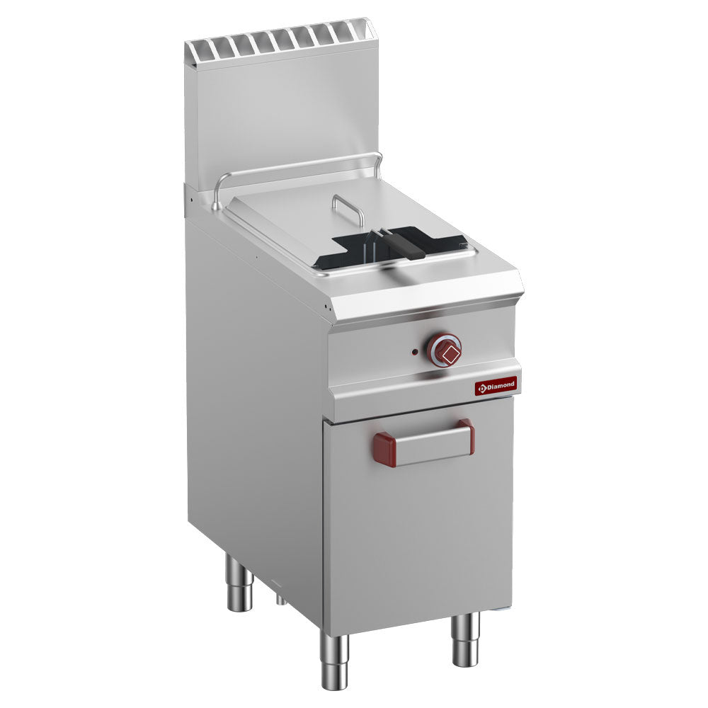 Gasfritteuse, 1 Becken "Y", 14 Liter  auf Unterbau - G7/F14A4-NY