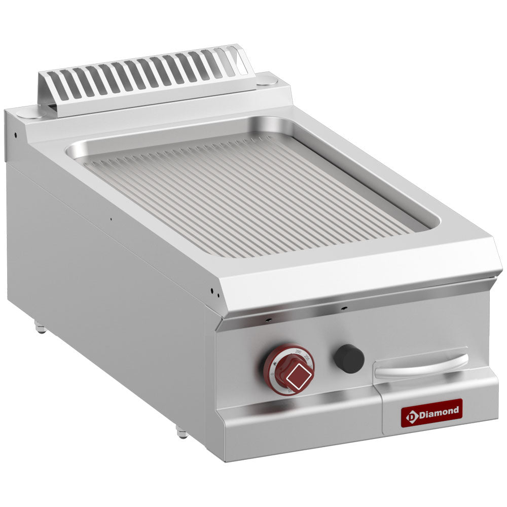 Gas-Grillplatte, gerillt, Modul 1/2 -Top- - G7/PR4T-N