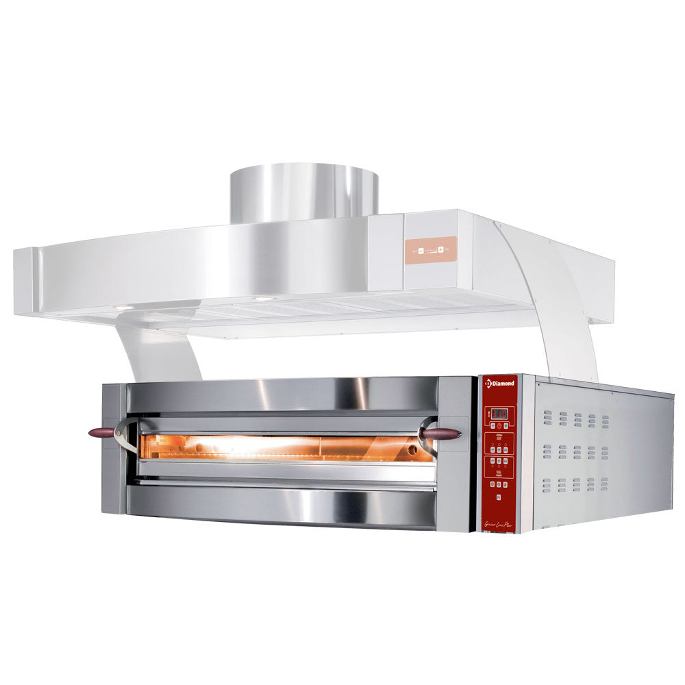 Elektro Ofen, 1 kammer, 6 Pizzen Ø 350 mm - GDX6/35-DP