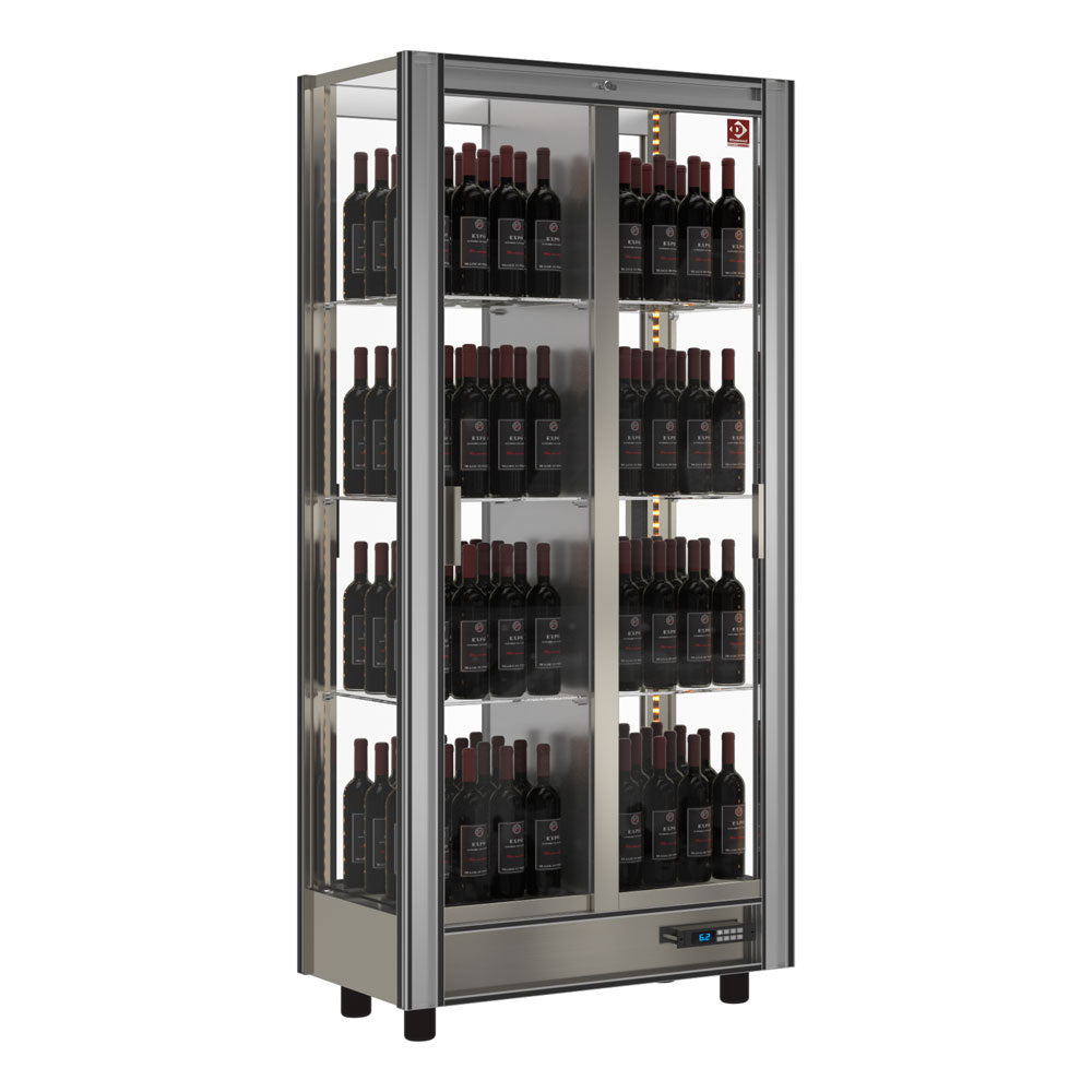 Weinkühlvitrine Lt. 530 - durchgehend - anpassbar - GVV-3/TR-R2