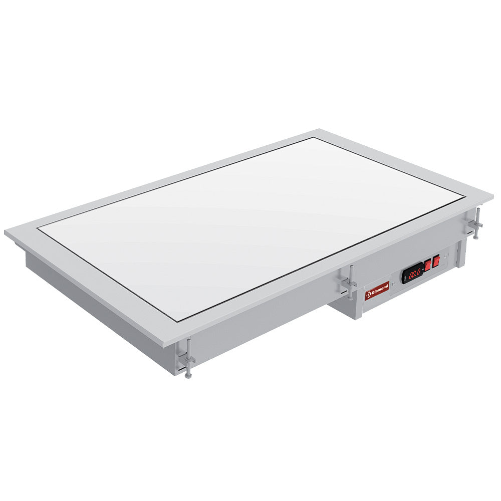 Element Glaskeramik weiss 5x GN 1/1 - IN/VCX18-PWT