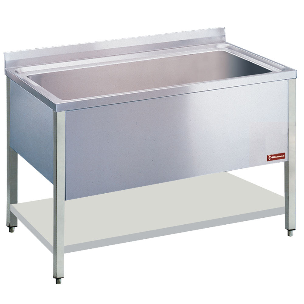 Spültisch 1 Becken 1060x500xh400 - LB1211-D