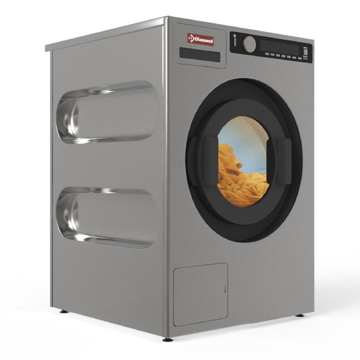 Waschmaschine 8 kg "Edelstahl-Titanium", mit Ablaufpumpe - ML80-NP