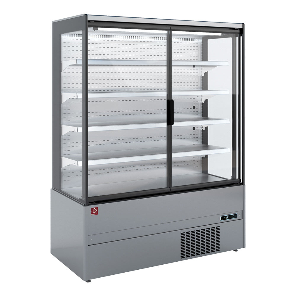 Wand-Kühlmöbel, Selbstbedienung, Flügeltüren - FULL INOX - MML09-FX