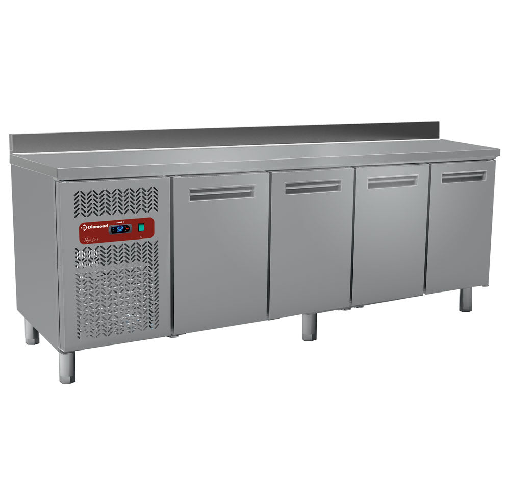 Kühltisch, Umluft, 4 Türen GN 1/1 (550 Lit.) - MR4/R2-BA