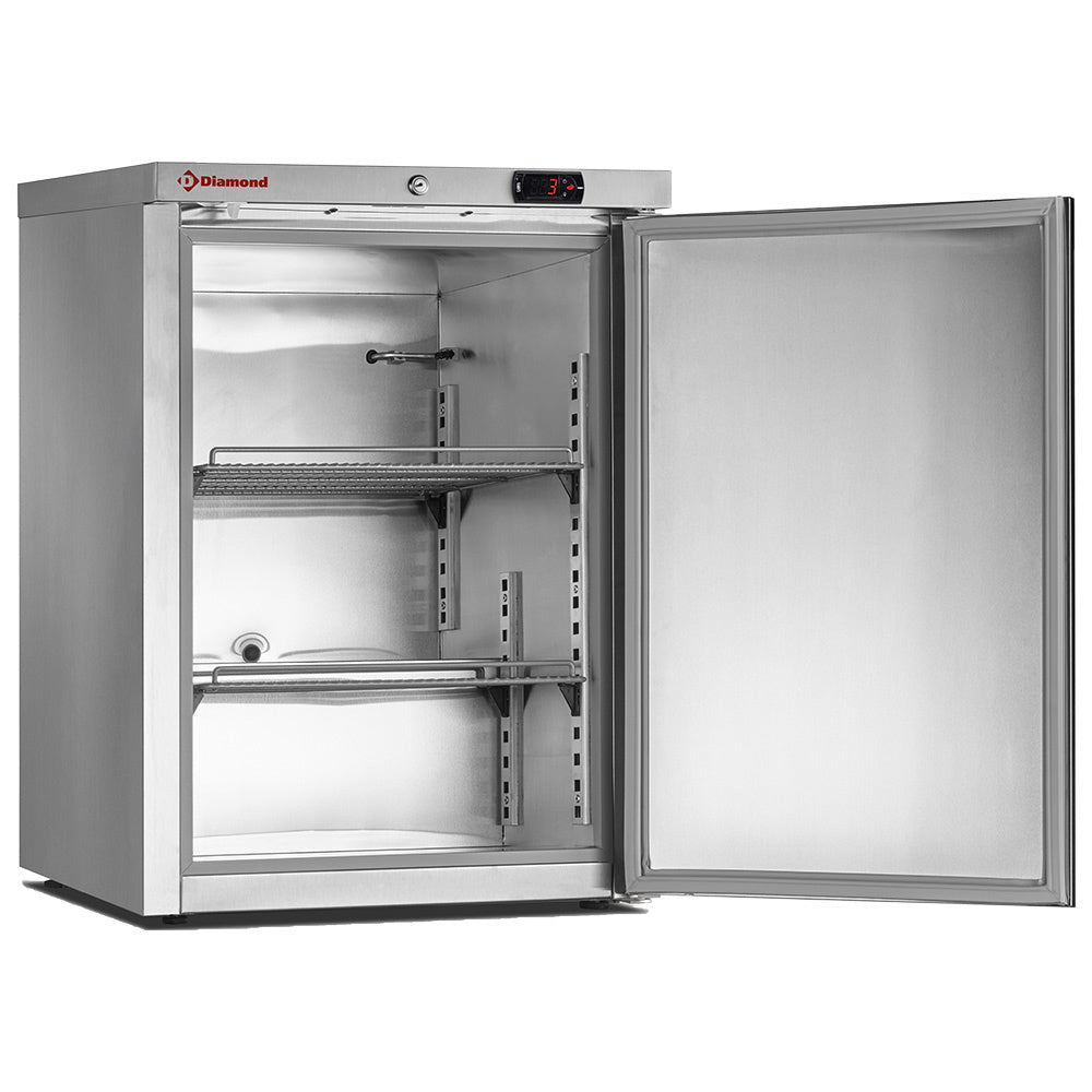 Gefrierschrank, statisch, 150 Liter. aus Edelstahl - NFT202-R6X