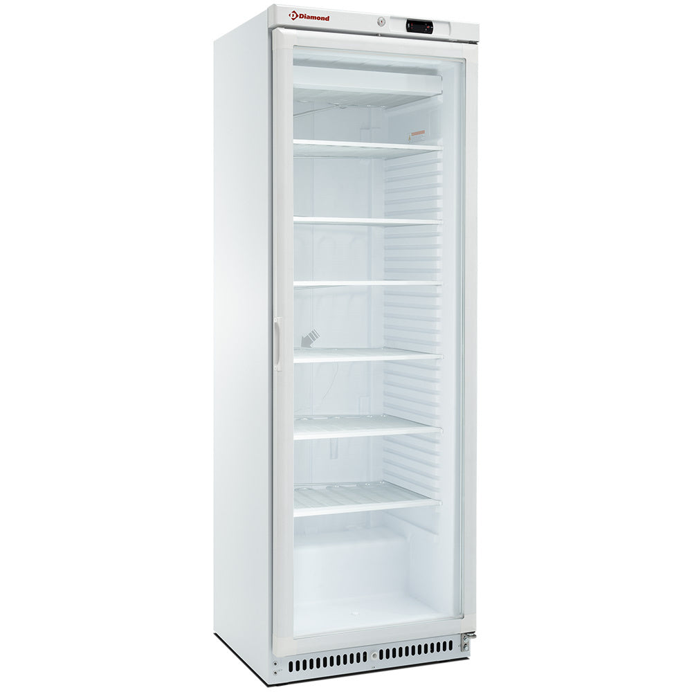 Gefrierschrank, statisch, Glastür, 400 Liter. weiß - NFT402-R2/G