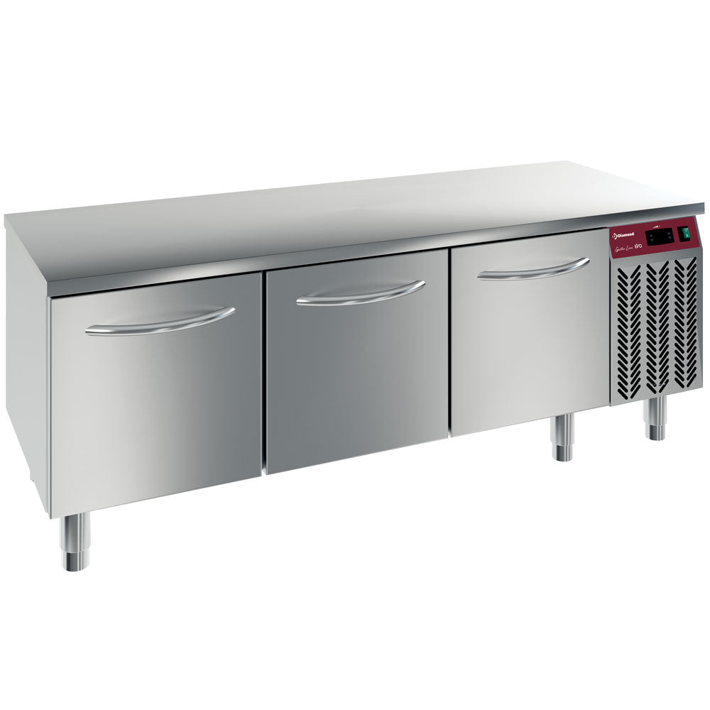 Kühlunterbau, 3 Schubladen GN 1/2 + 1/3h200 mm - N65/R316G-9H