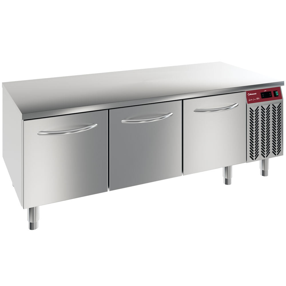 Kühlunterbau, 3 Schubladen GN 1/1-h 200 mm - N77/R316G-9B