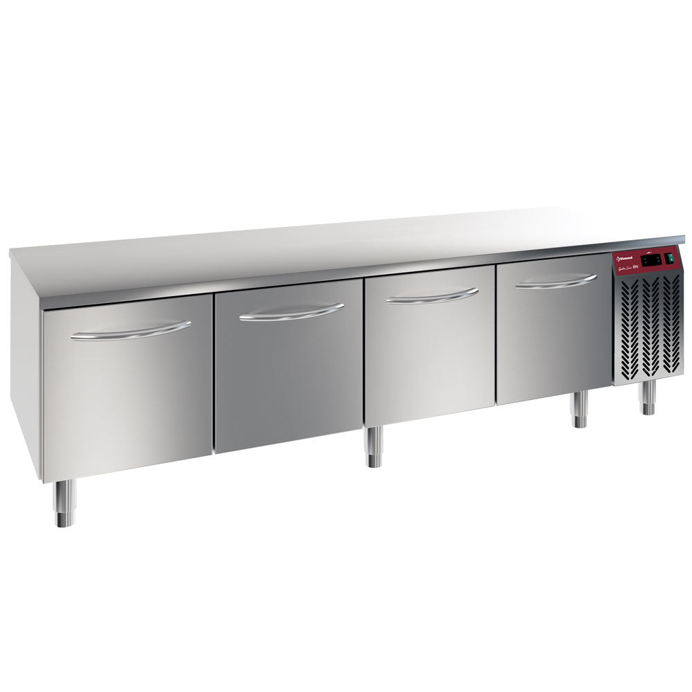 Kühlunterbau, 4 Schubladen GN 1/1-h 200 mm - N77/R420G-9C