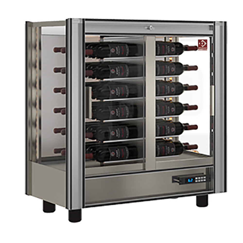 Weinkühlvitrine Lt. 216 - anpassbar - PVV-1-R6