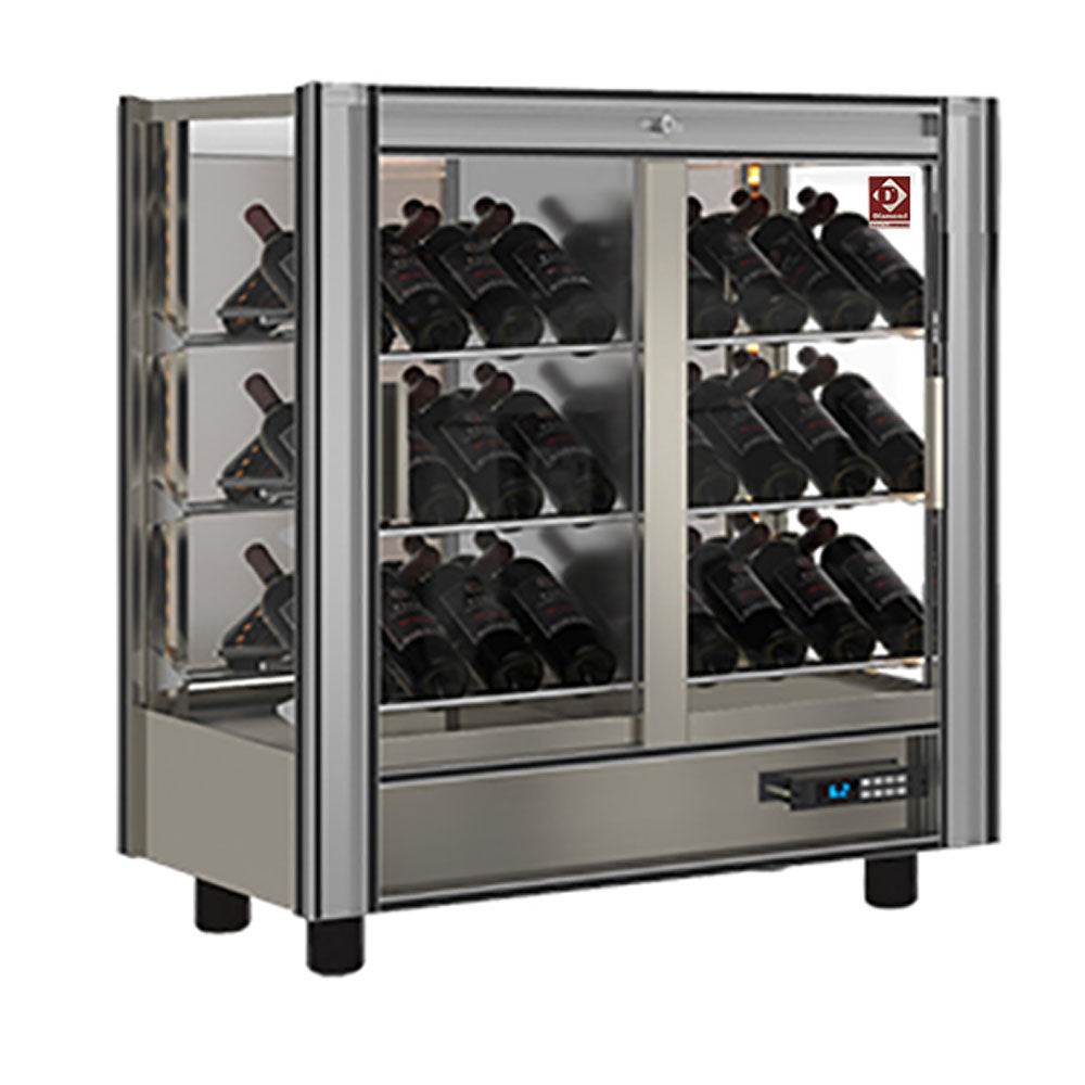 Weinkühlvitrine Lt. 216 - anpassbar - PVV-2-R6