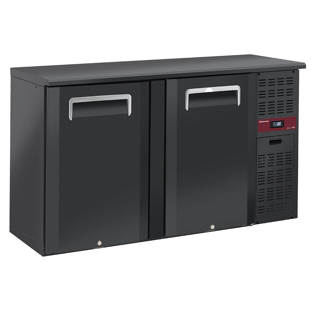 Flaschenkühlschrank 2 Türen, 320 Liter, verstellbare Füße - RLB2-2P