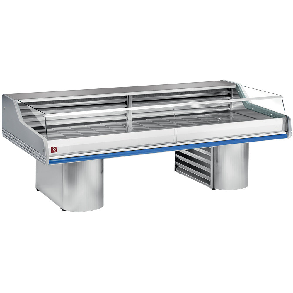 Kühltheke mit Glas für "Self-Service", auf Sockel - SG15BS/B1-R2