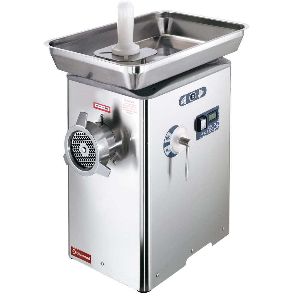 Gekühlter Fleischwolf N Grad32, Monoblock aus Edelstahl - TB32/ICE