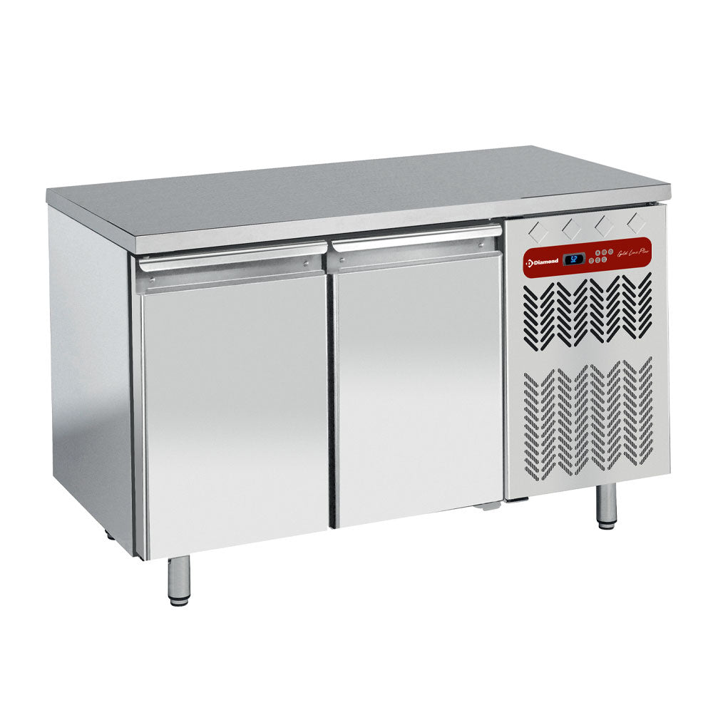 Belüfteter Kühltisch, 2 Türen GN 1/1 - TG2N/H-R2