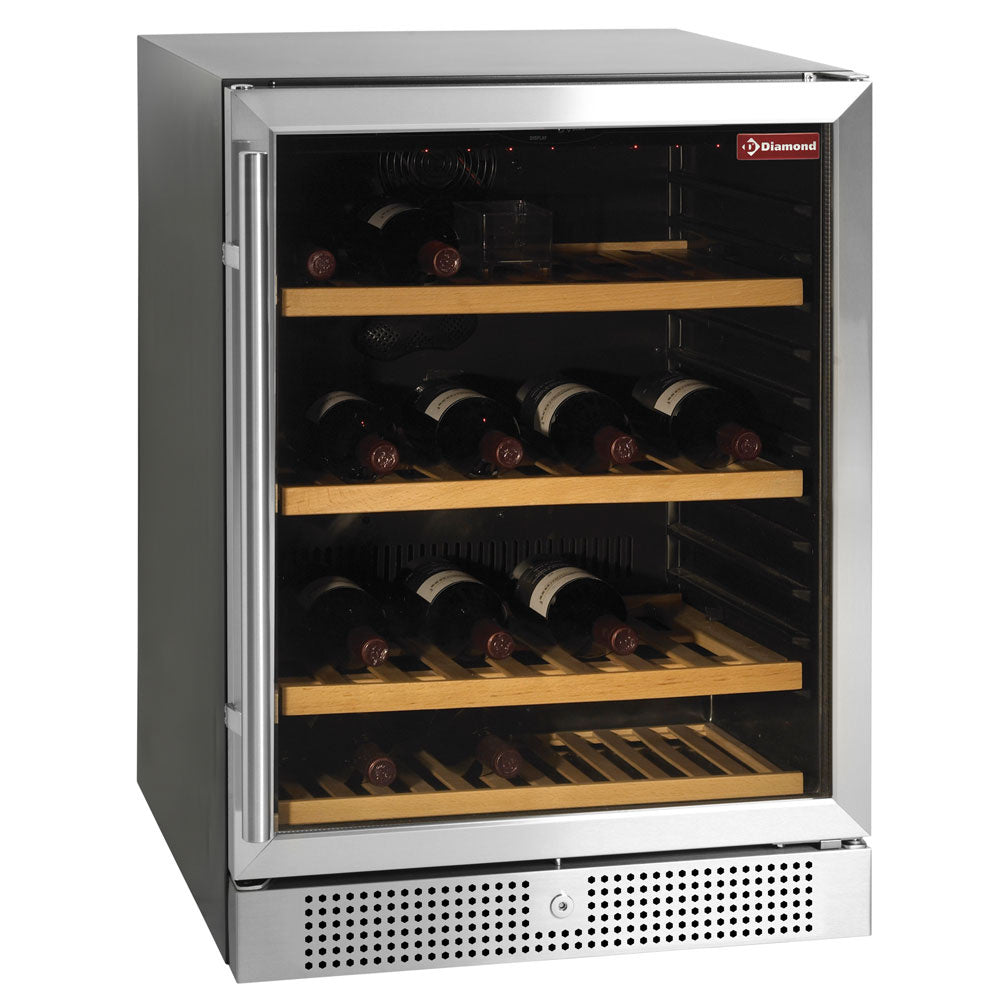 Weinkühlschrank 160 Lt., BLACK - WCB/16-XS