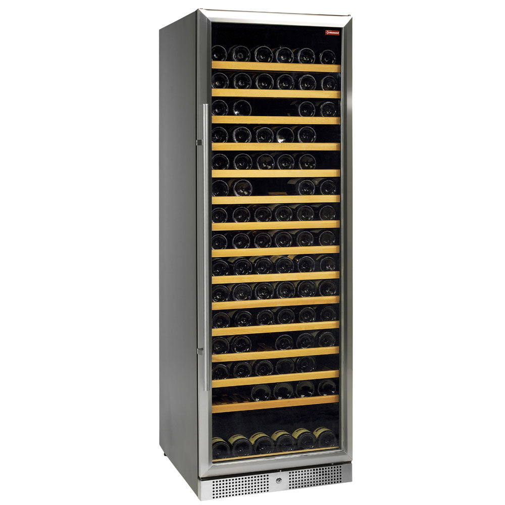 Weinkühlschrank, Wagen aus rostfreiem Stahl,  375 Lt., BLACK - WCB/38-XS