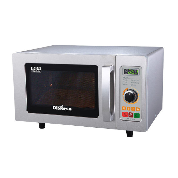 Mikrowellenofen aus Edelstahl, 1000 W. (25 Lt), Mechanische