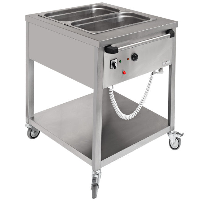 Mobiler Bain Marie 2x GN1/1