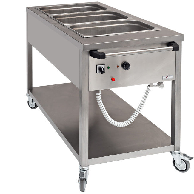 Mobiler Bain Marie GN 3/1