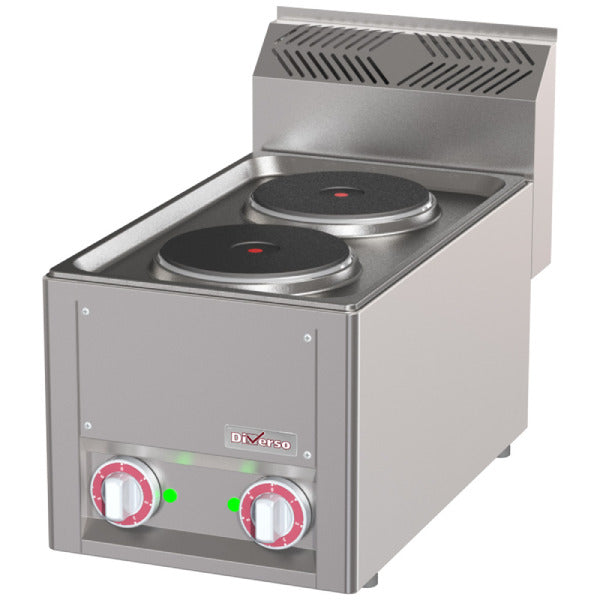 Elektroherd 2 Herdplatten, -Top-
