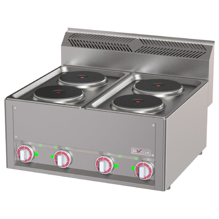 Elektroherd 4 Herdplatten, -Top-