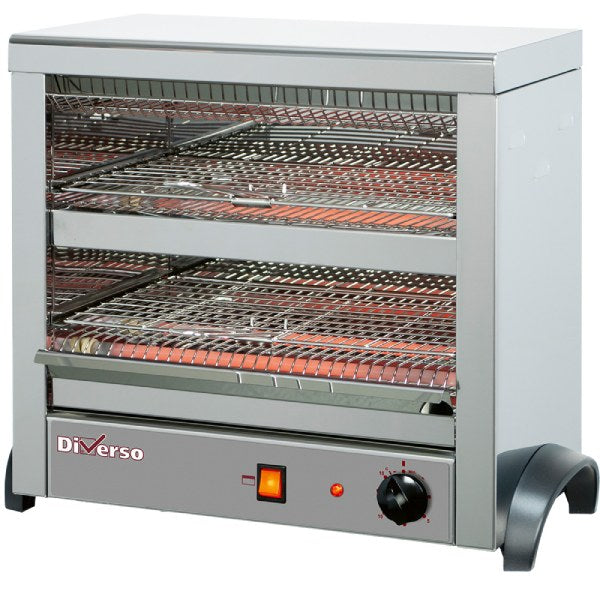 Quarzröhren Toaster mit 6 Zangen
