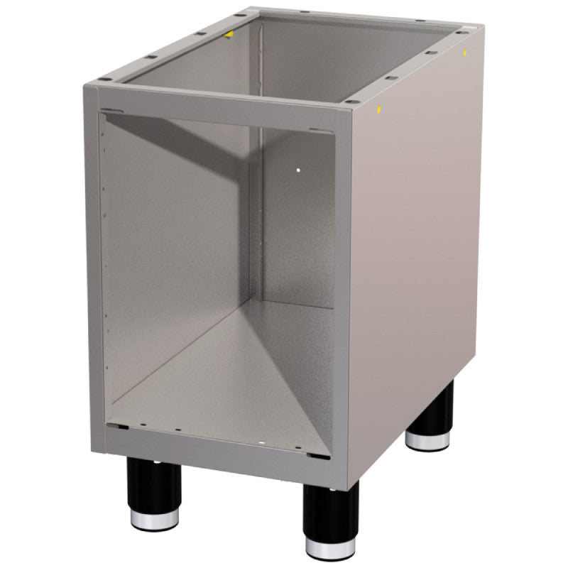 Unterbau aus Edelstahl 330 mm (ohne Türen)