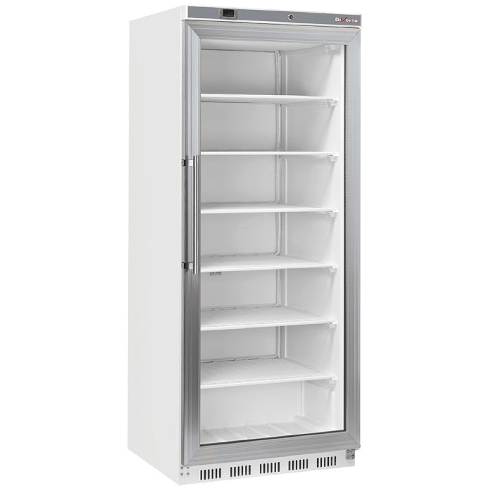 Gefrierschrank, Glastür, statisch, 600 Liter - Weiß