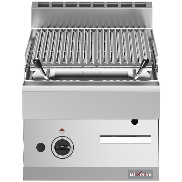 Lavasteingrill 1/2 Modul, Rost aus Eisen "doppelseitig"